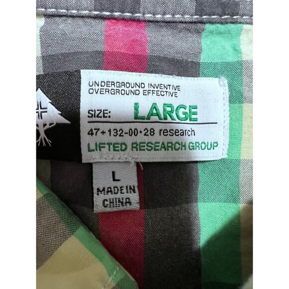 Lifted Research Group LRG Burt McGirt youth boys shirt size large - Picture 3 of 5